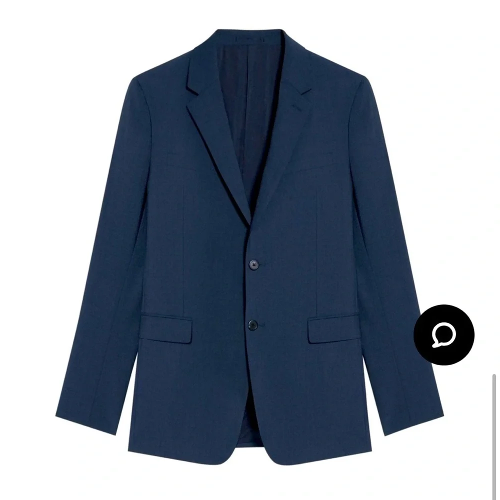 Theory mens Chambers blazer in blue size 40R